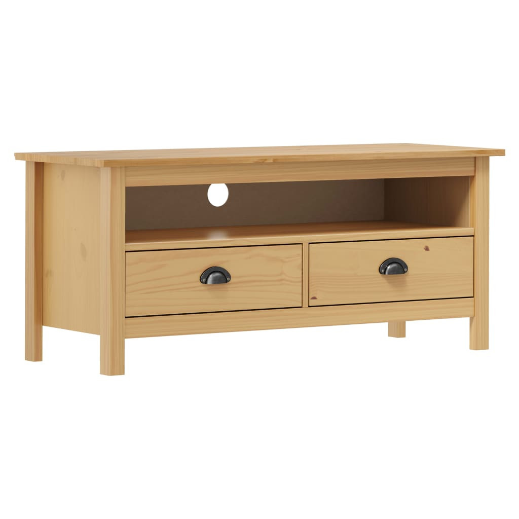 Komoda Rtv Brąz Mat Szuflady Nowoczesny Salon 110x40x47cm