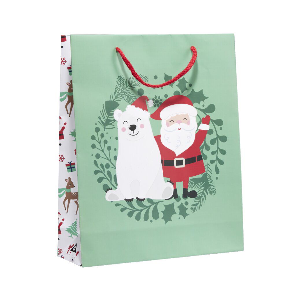 Sac cadeau traditionnel 26xH32cm (2 modèles)