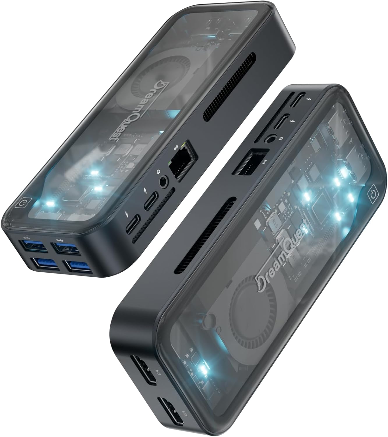 DreamQuest Mini Plus Mini PC Windows 11 Pro Preloaded  Intel N95 (Up to 3.4GHz)12GB DDR5 512GB SSD Mini Desktop Computers   2*USB C  2*HDMI  4*USB 3.2  LAN WiFi 6  Bluetooth5.3  Support 4K 60Hz