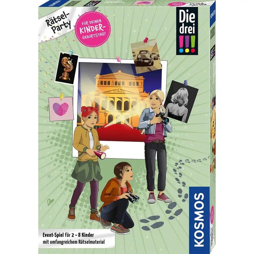 Brettspiel Die drei !!! Rätsel-Party