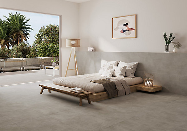 Carrelage Balbi Gris - Mat 120 x 60cm( vendu par boite de1,44 m² )