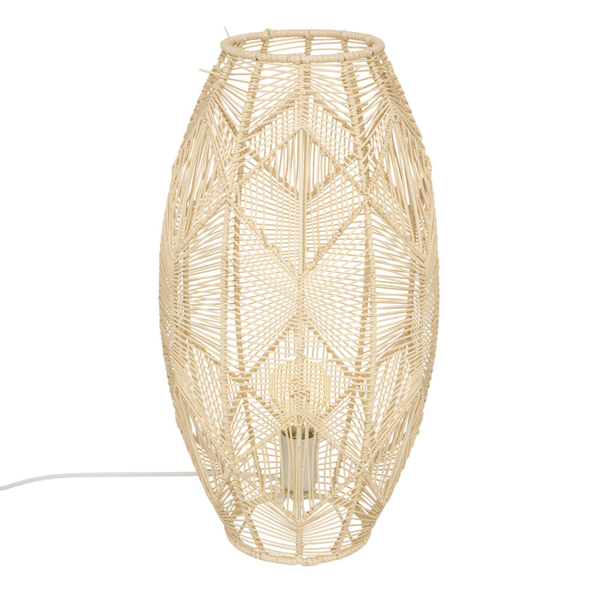 Lampion z rattanu KITA, 49 cm