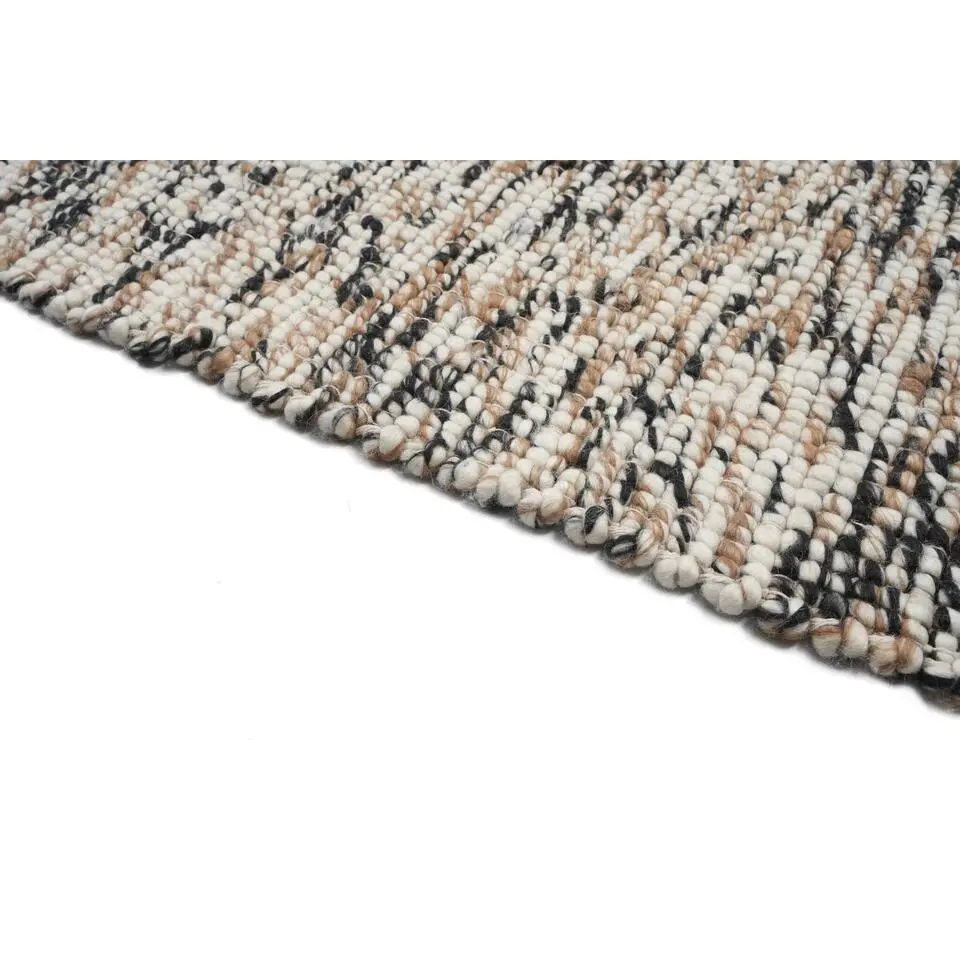 Dutch Lifestyle - Polyester - Vloerkleed - 160x230cm - Zwart