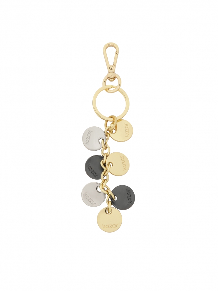 Cascade metal key ring