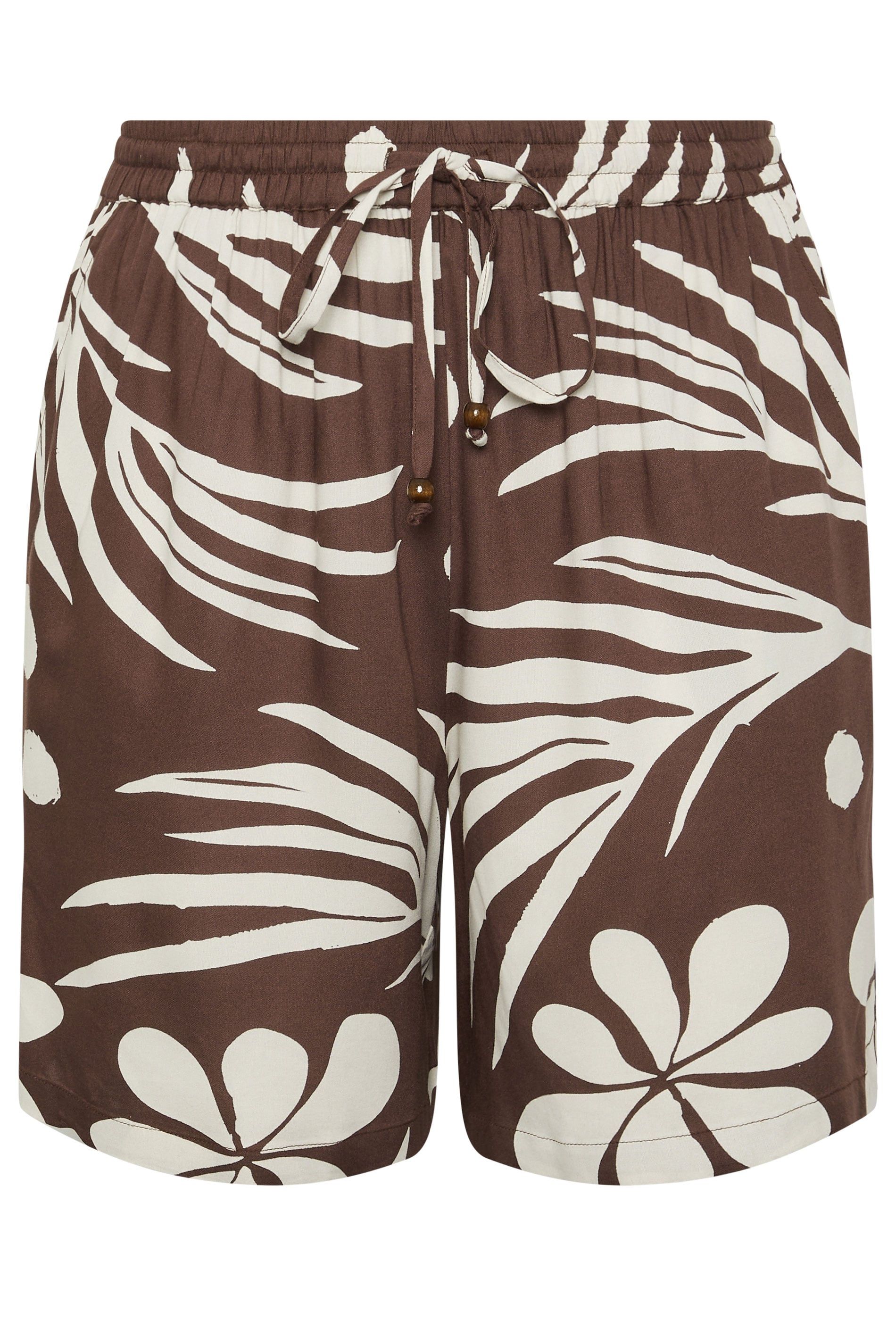 Yours Tropical Print Shorts