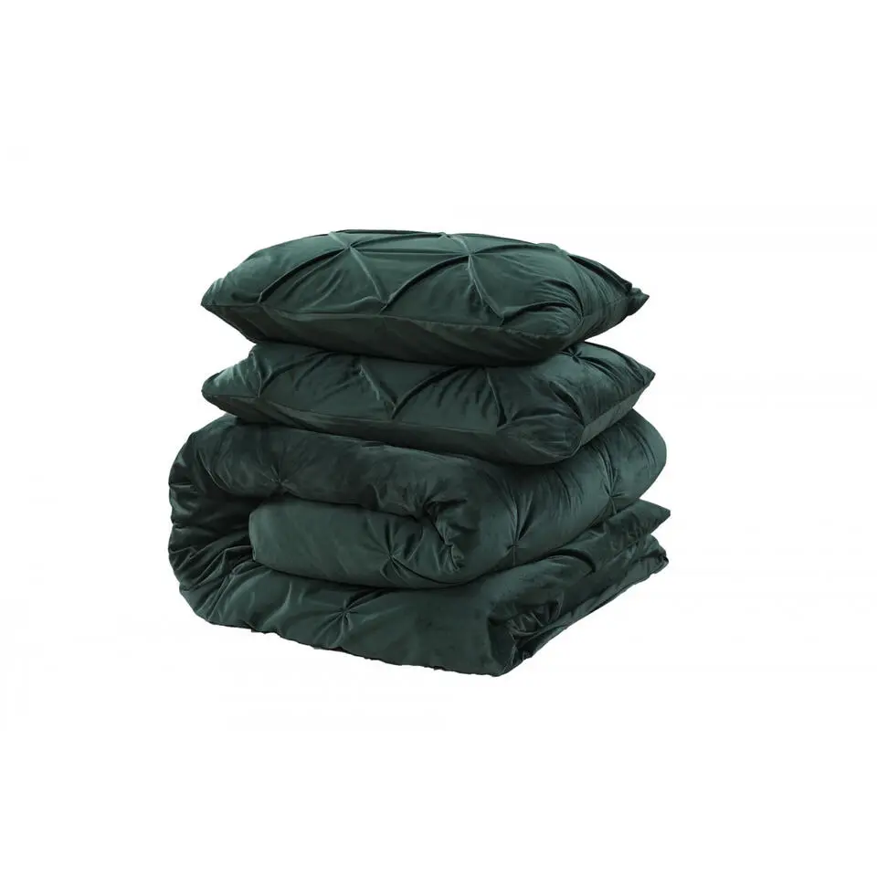 Dekbedovertrek Velvet 200x220 �?Fluweelzacht & Luxe Pintuck Design