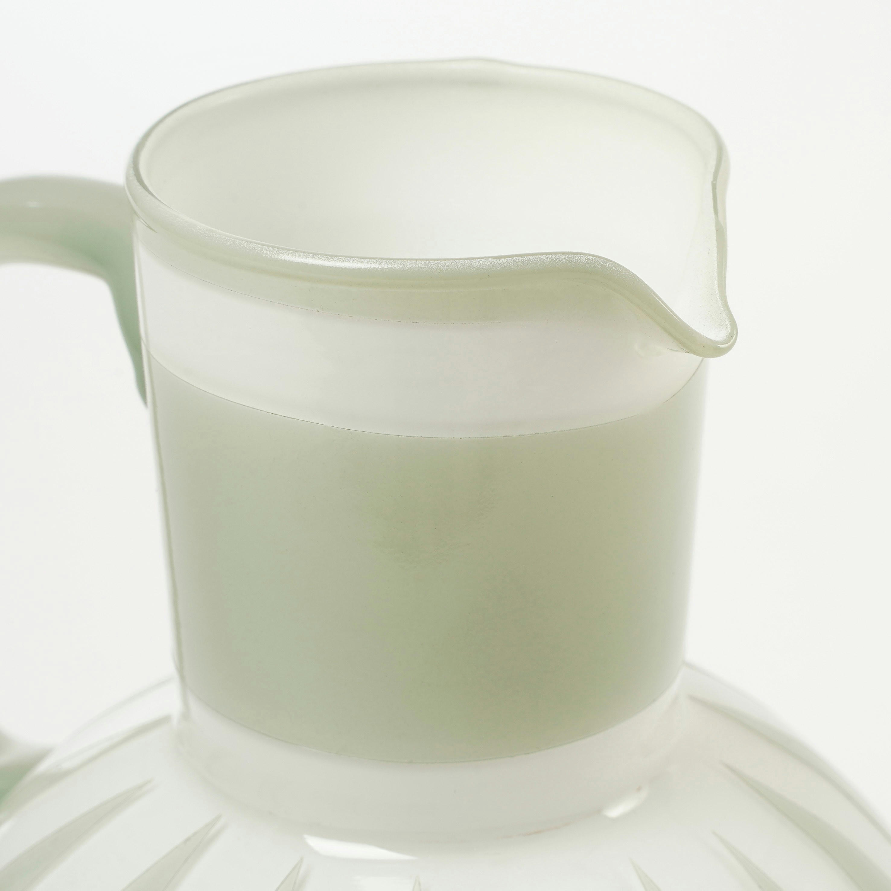 BAZAAR - Vase en verre vert clair H21
