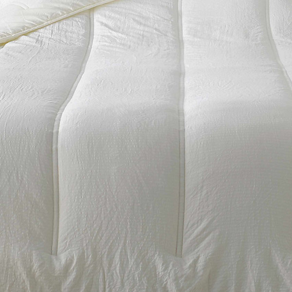 Jeté de lit uni (180x240 cm - Crème)
