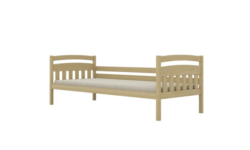 Łóżko dziecięce LILKA 160x80cm sosnadrewniane bez szuflady/bez materaca