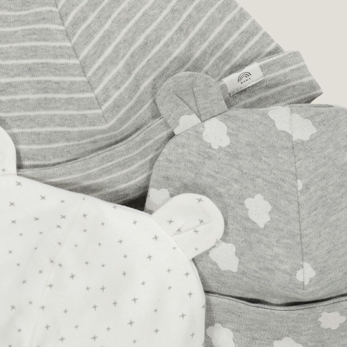 Lot de 3 bonnets