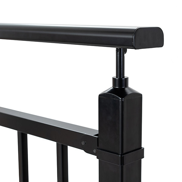 Pack balustrade FORTIA verticale à plat noir ral 9005