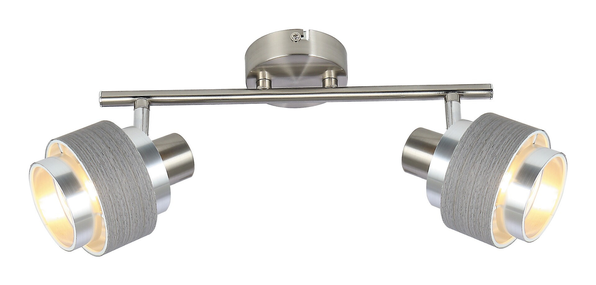 Spot listwa srebrny Basil 2xE14x12W wym:15x8,5x8,5cm IP20 Rabalux