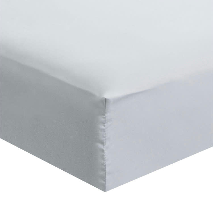 - Drap housse grand bonnet microfibre Gris 90x190/200cm