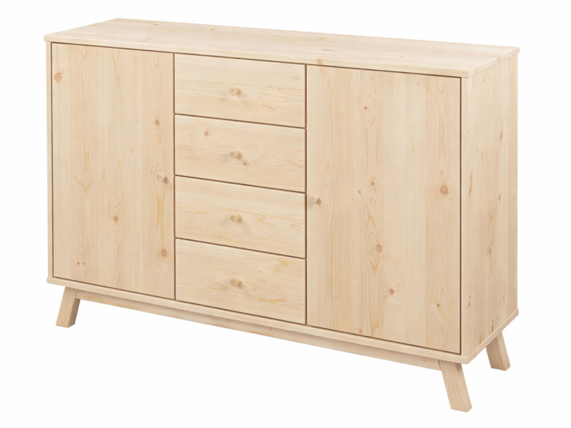 Komoda drewniana Oregon wood III, kolor sosnowy