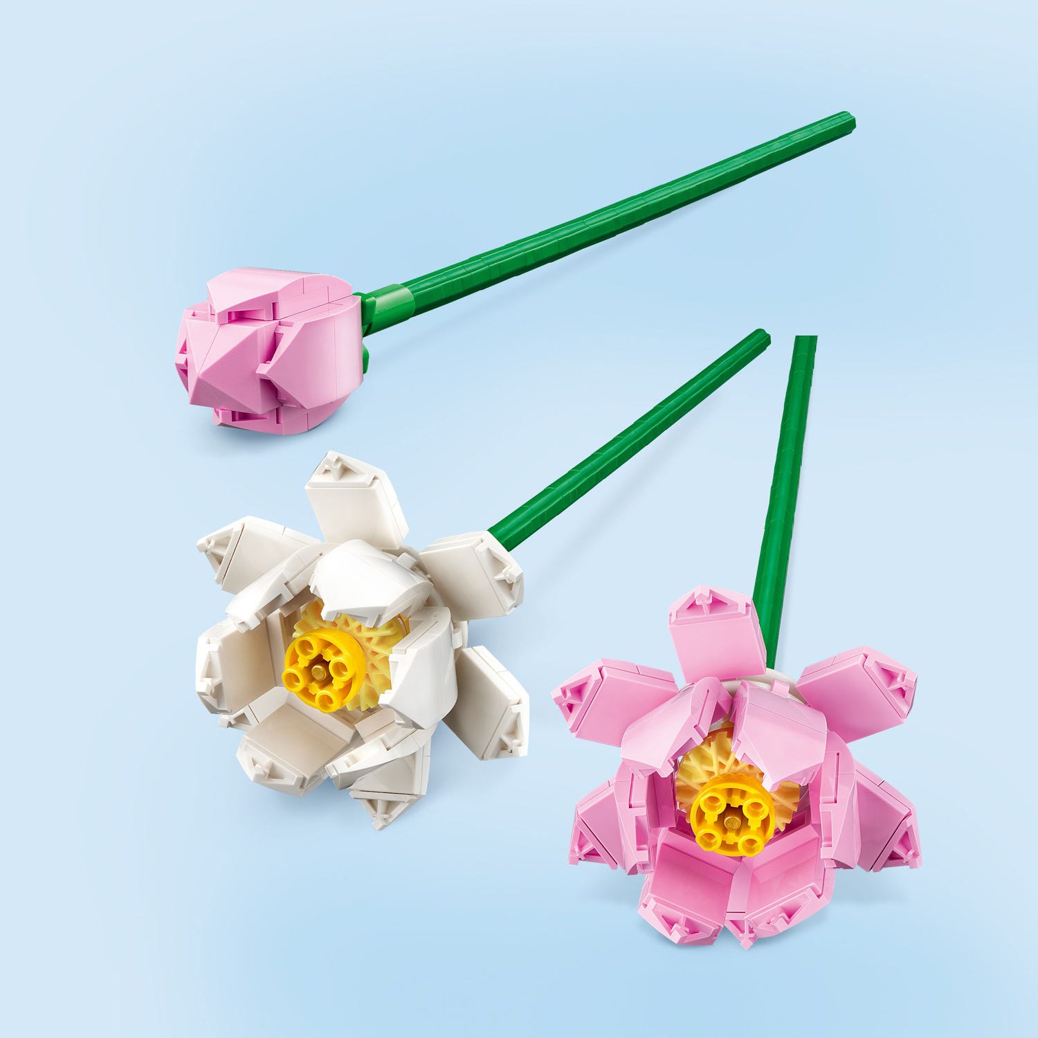 Set 3 fiori di loto Lego