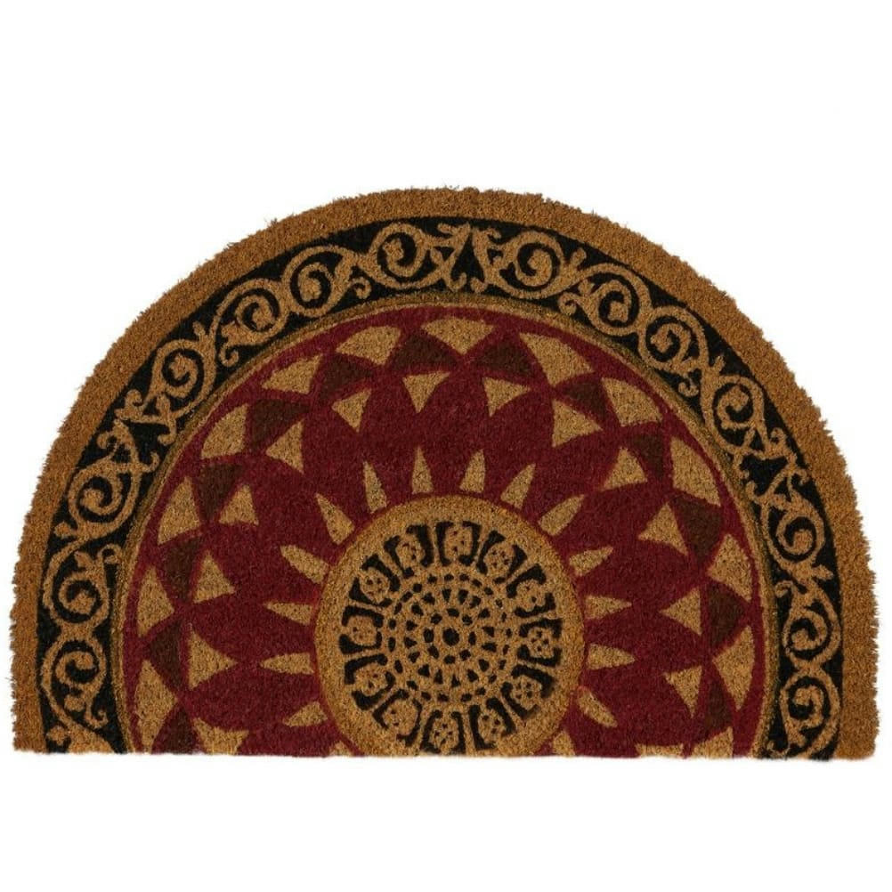 PALM - Essuie-pieds demi lune en coco 60x40