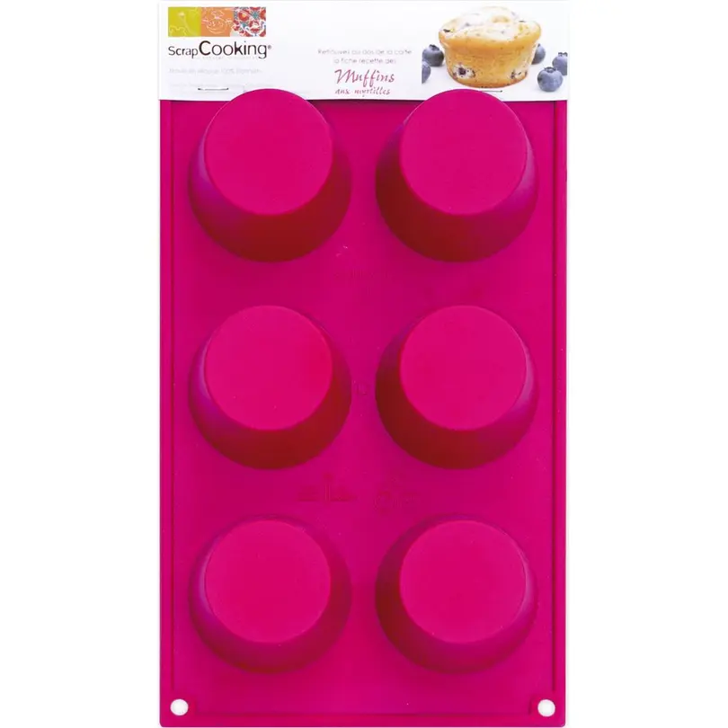 Muffinform 6er-Set Scrap Cooking