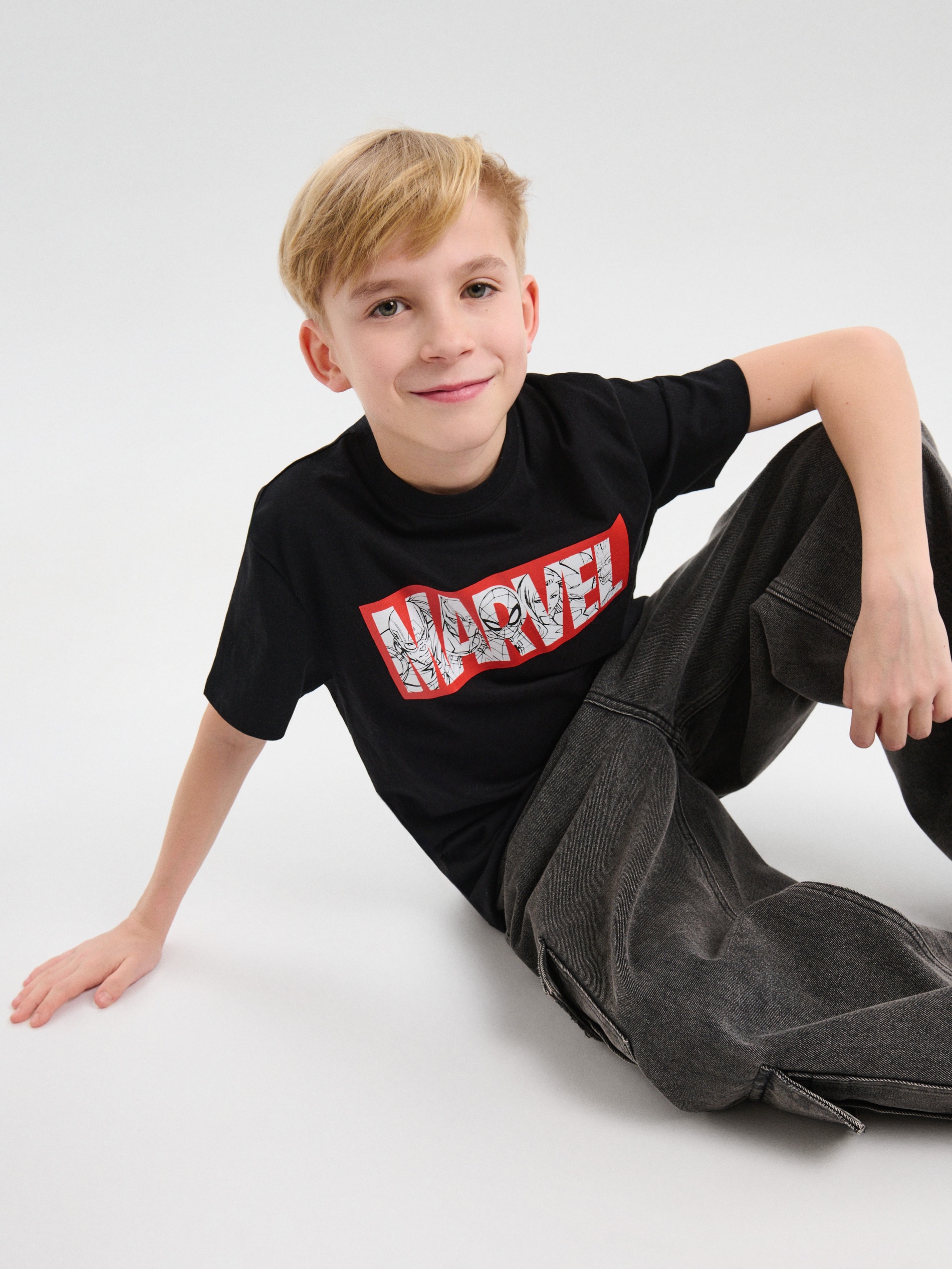 Bawełniane koszulki z nadrukiem 2 pack Marvel