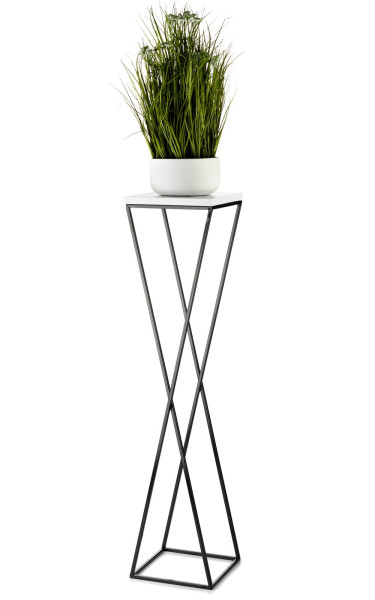 Kwietnik stojak LOFT 100 cm z blatem MDF
