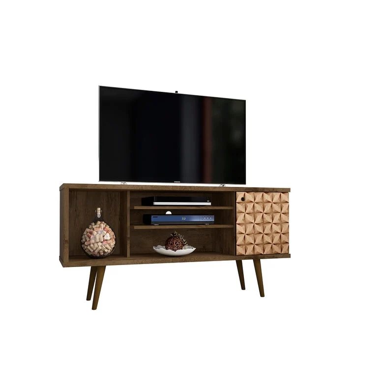 Liberty Mid-century Modern 5-shelf TV Stand