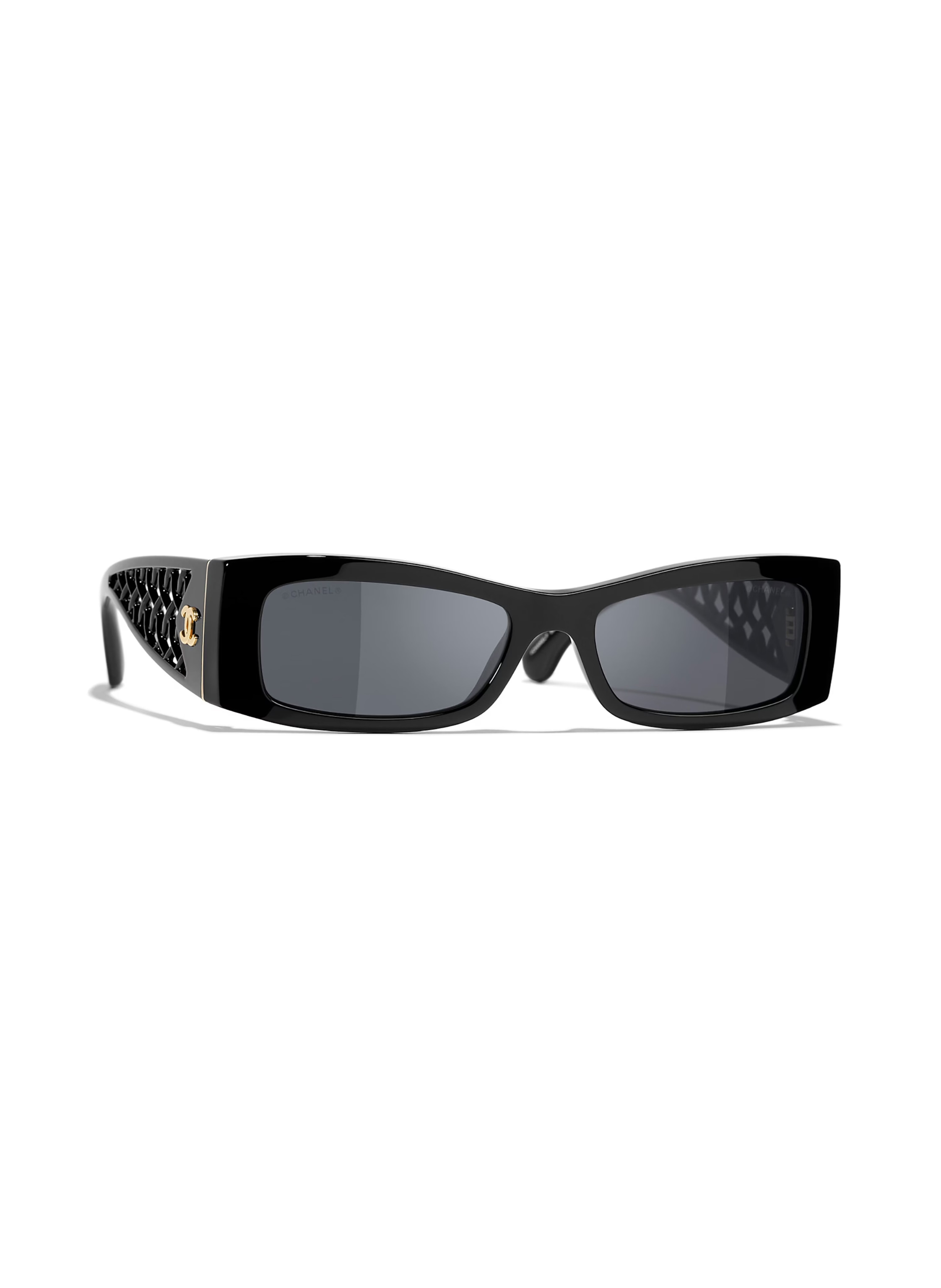 CHANEL Rechteckige Sonnenbrille