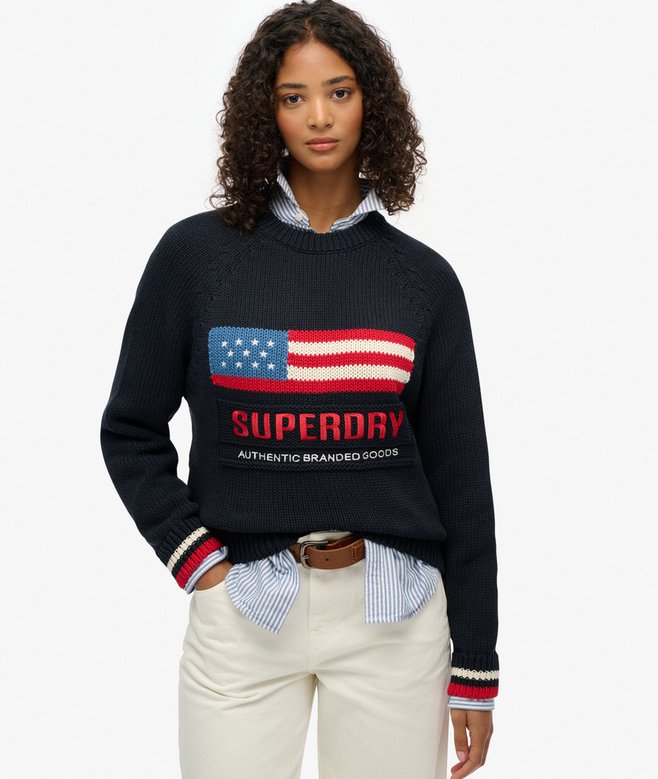 Americana Crew Knit Jumper