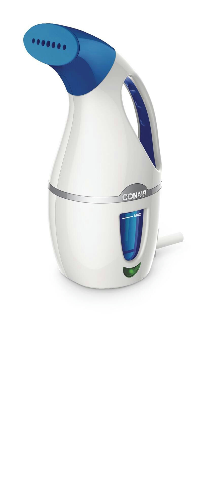 Conair 1100W Handheld Clothes Steamer, 5 Minutes of Continuous Steam, 60 Second Heat Up