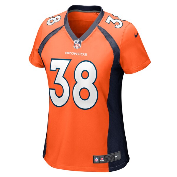 Devon Key Denver Broncos Nike Women's Team Game Jersey -  Orange