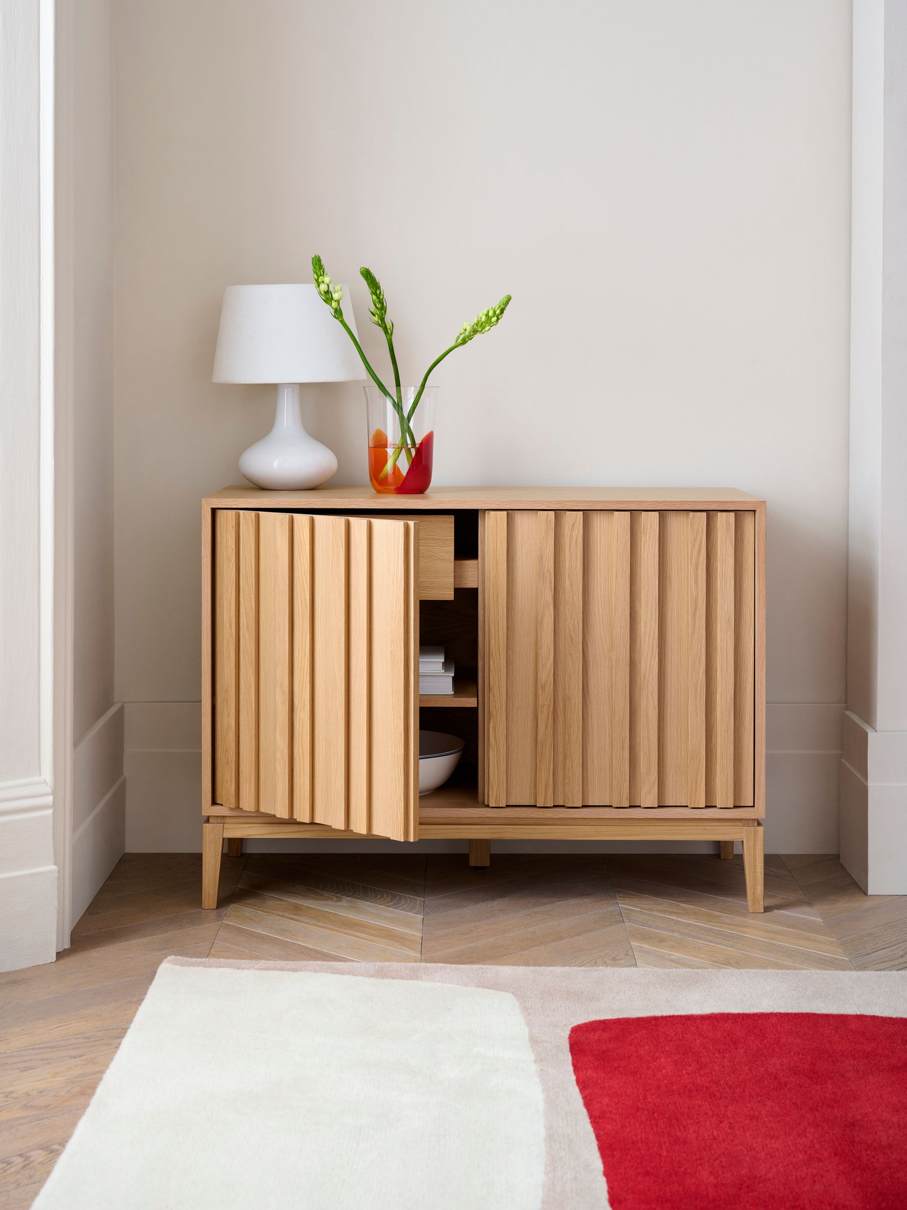 Jasper Conran London Oak Belgrave Small Sideboard