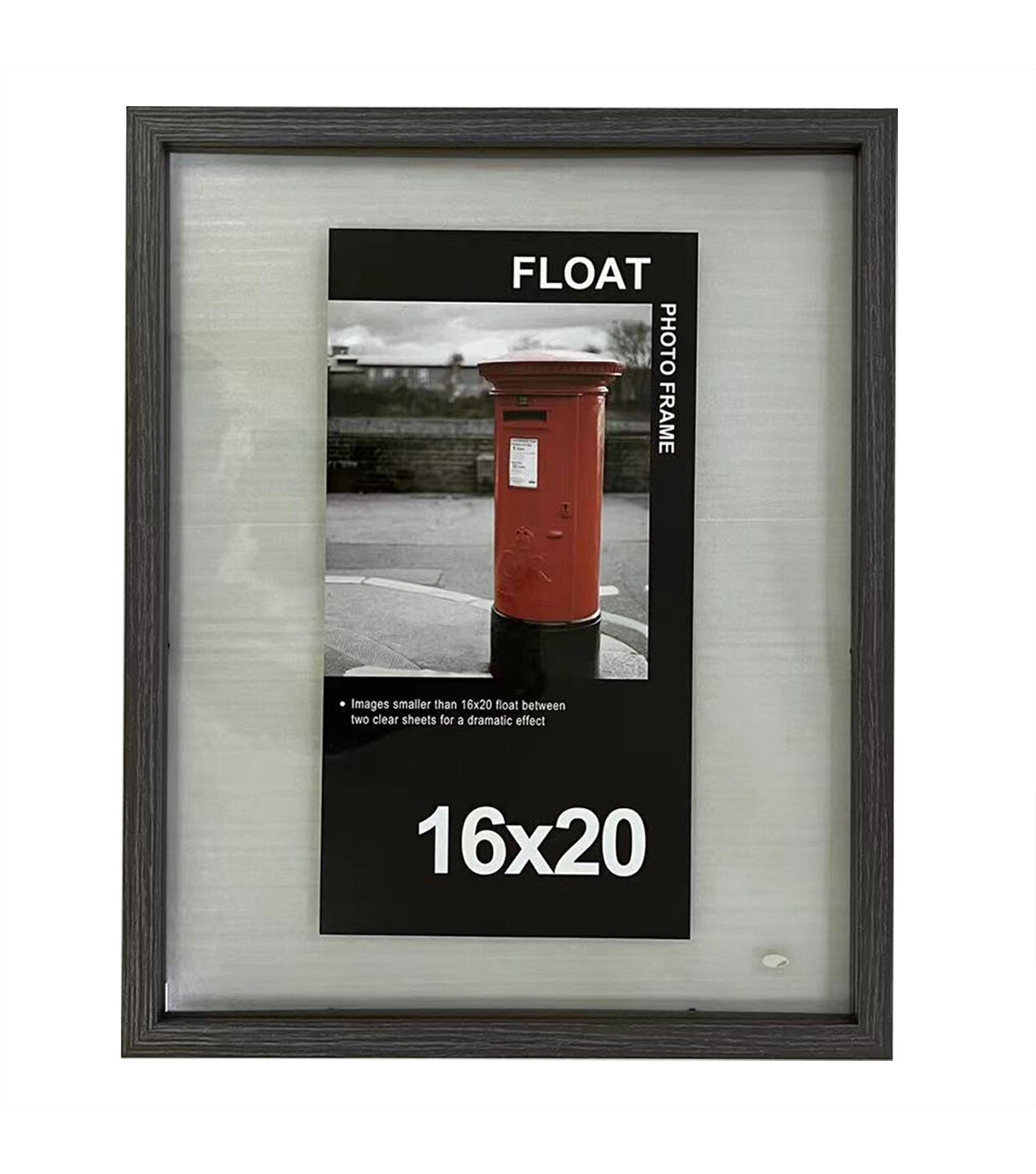 Innovative Home Creations 16 x 20 Gray Wood Float Frame