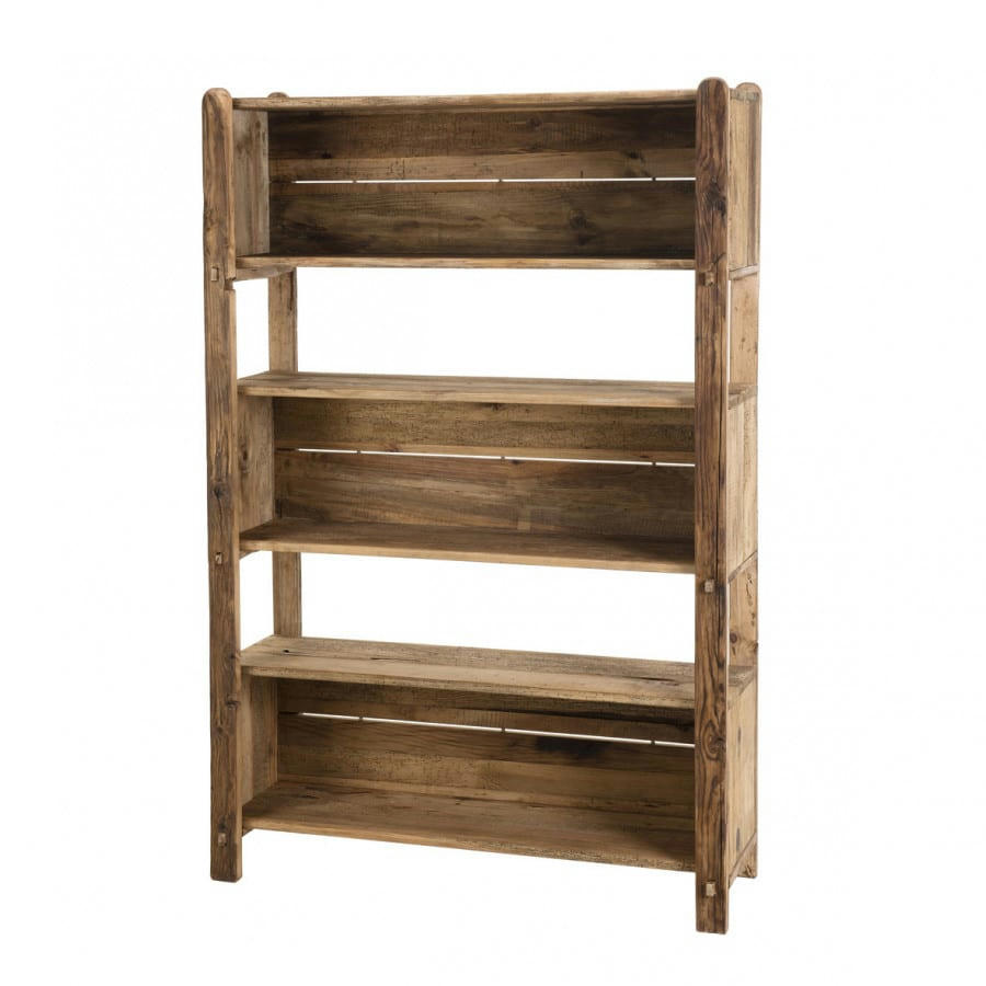 ANDRIAN - Etagère 5 niveaux en pin recyclé