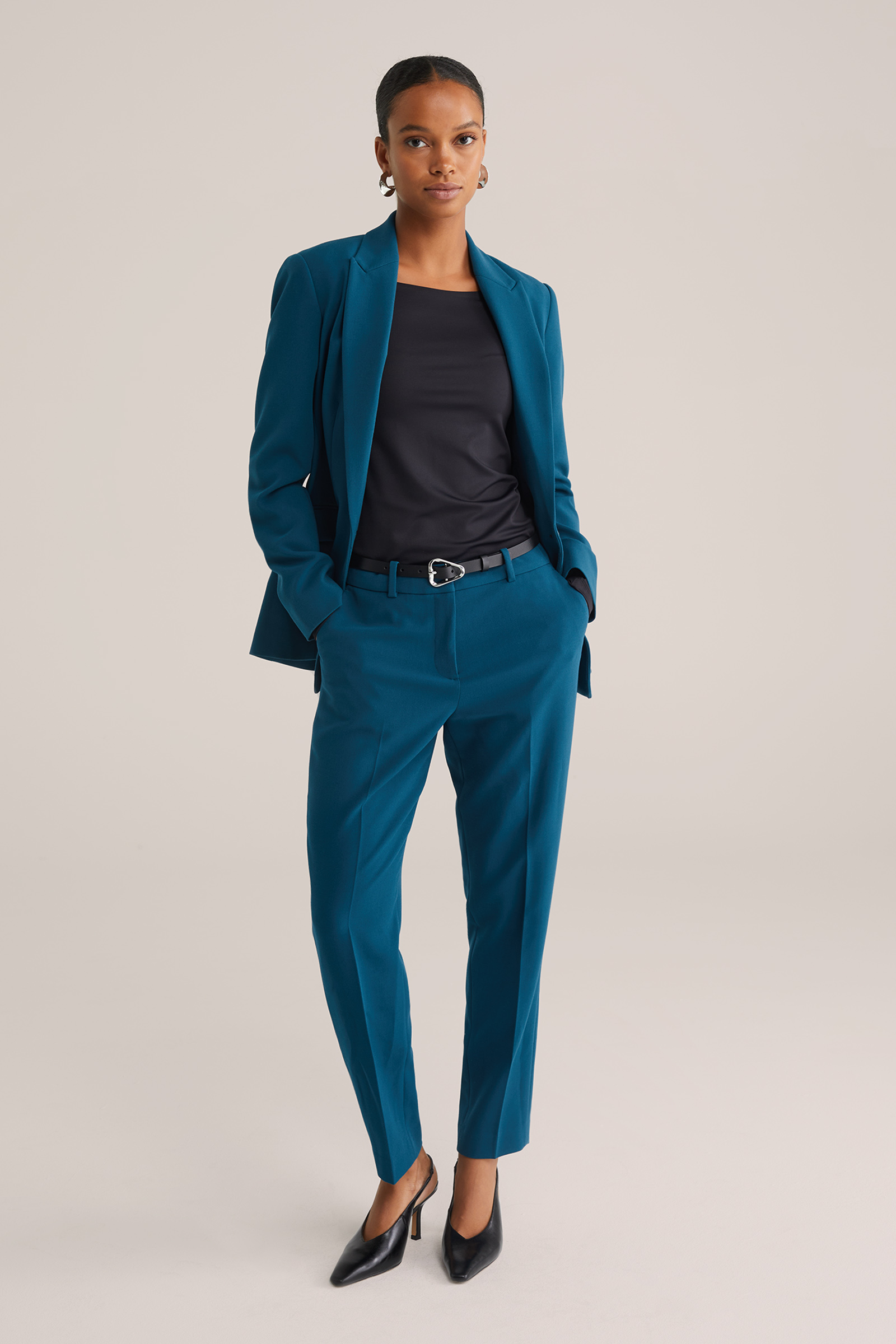 Dames slim fit pantalon