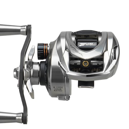 NNEOBA Baitcasting Fishing Reel Magnetic Braking Right Hand Silver