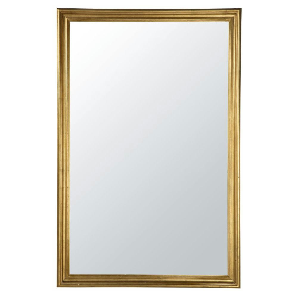 ISABEAU - Miroir rectangulaire à moulures dorées 181x121
