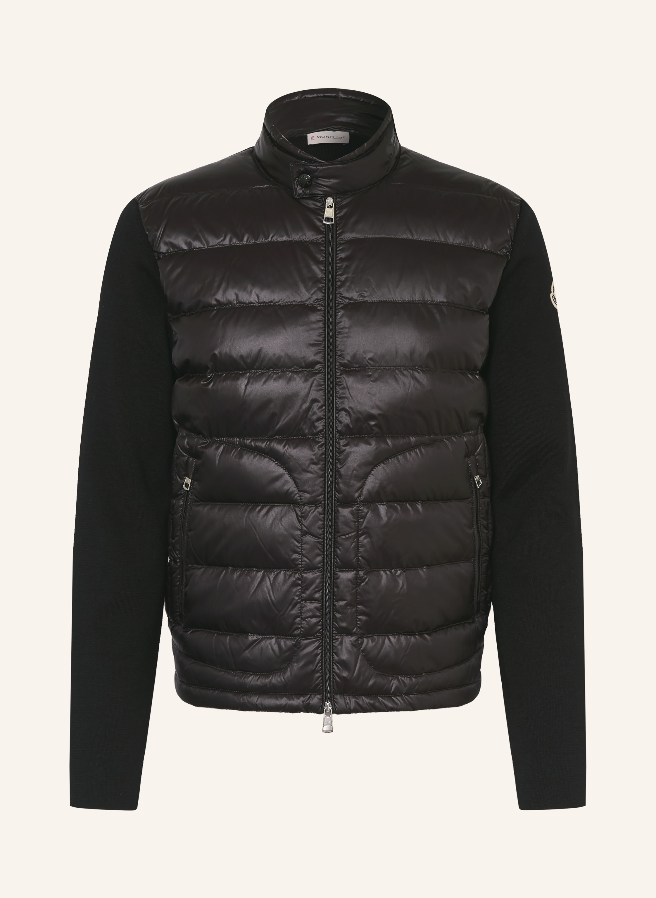 MONCLER Daunenjacke im Materialmix