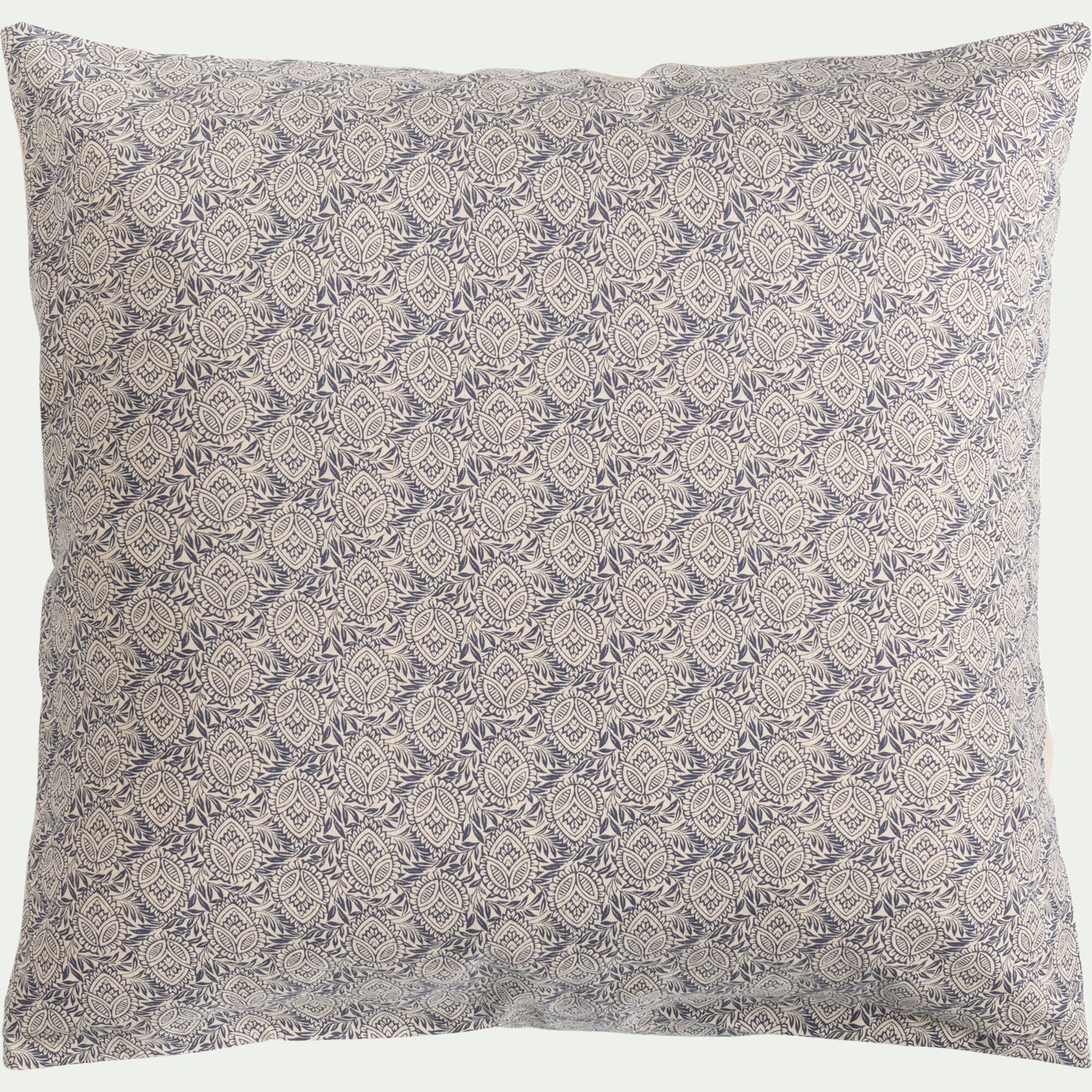 GOYA - Housse de couette 260x240cm et 2 taies d'oreiller 63x63cm en coton et lin - motif amande