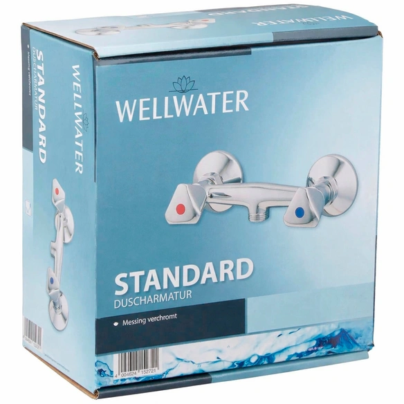 Duscharmatur »STANDARD«, Messing, spiegelnd, ¾
