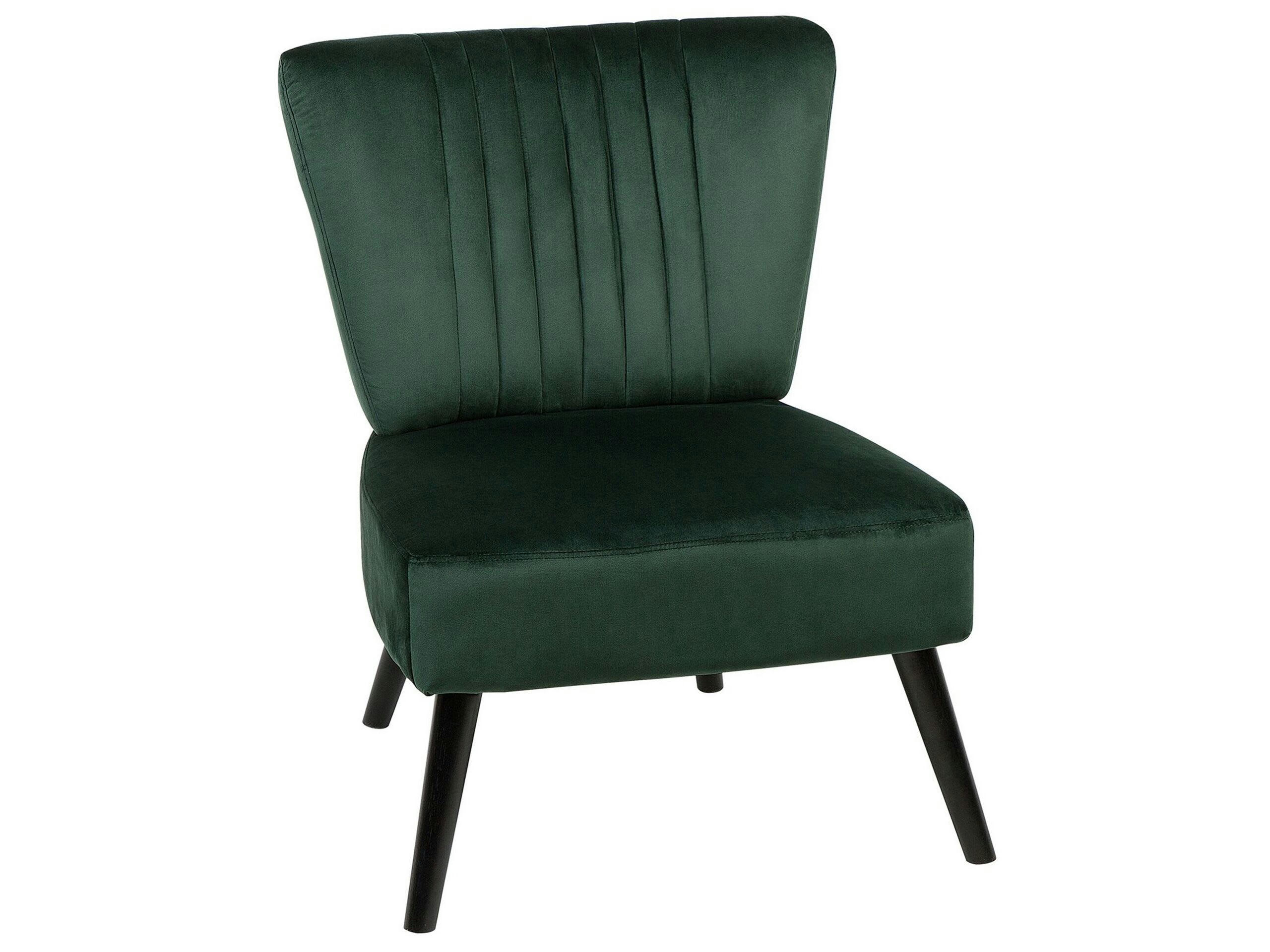 VAASA - Fauteuil en velours vert