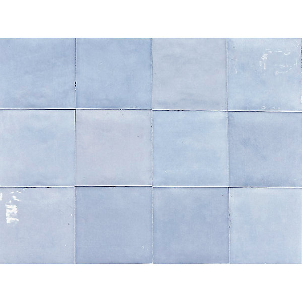 Carrelage mur intérieur/exterieur. Grès cérame Zellige Artic12x12 cm x ép 8,3 mm