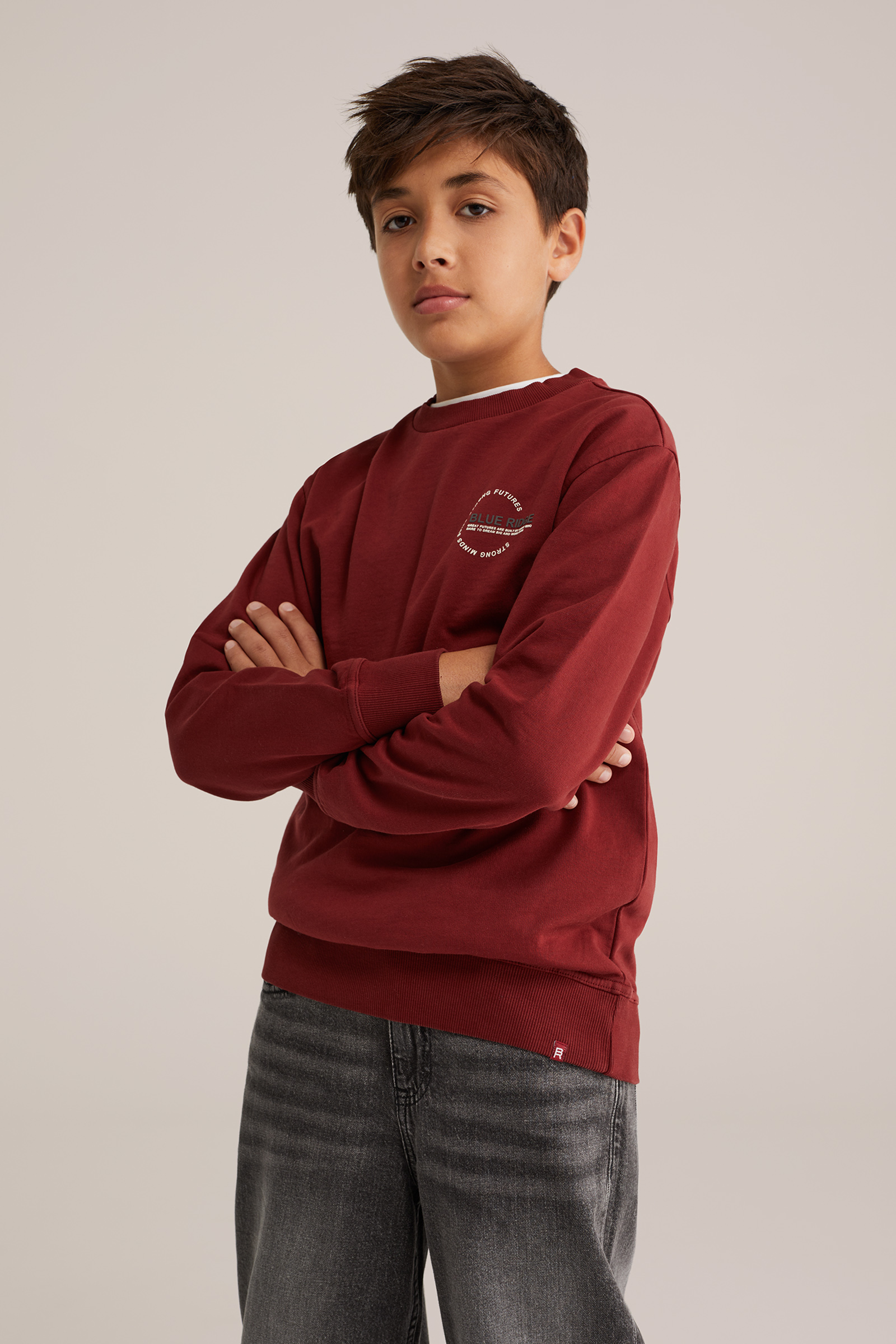 Jongens sweater met print