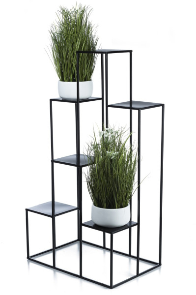 Kwietnik metalowy KASKADA na 6 kwiatów 110 cm LOFT