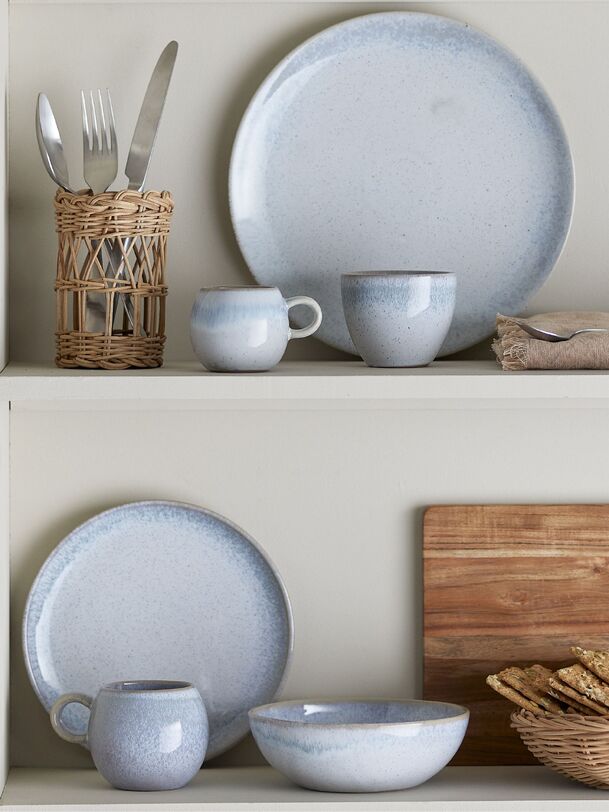Tasse en grès paula - bloomingville bleu