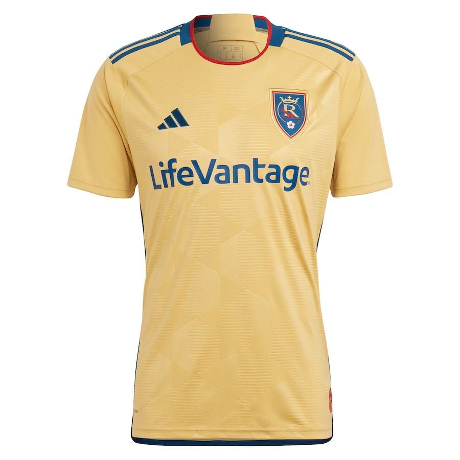 Jefferson Savarino Real Salt Lake adidas 2023 The Beehive State Kit Replica Player Jersey - Gold