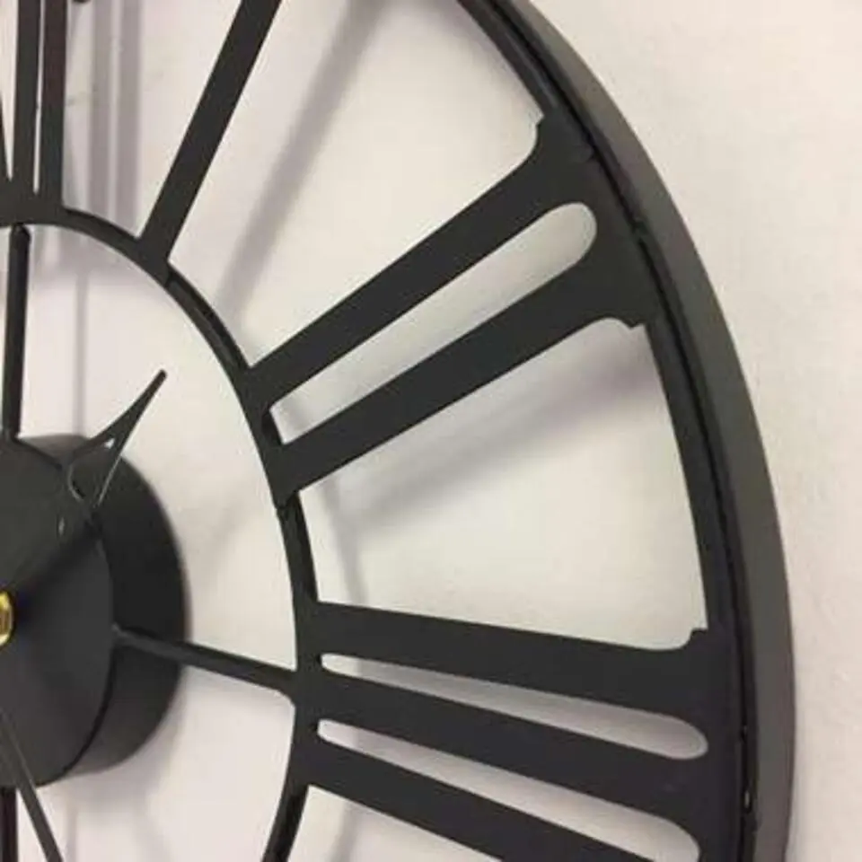 Atmosphera - Wandklok - Metaal - Zwart