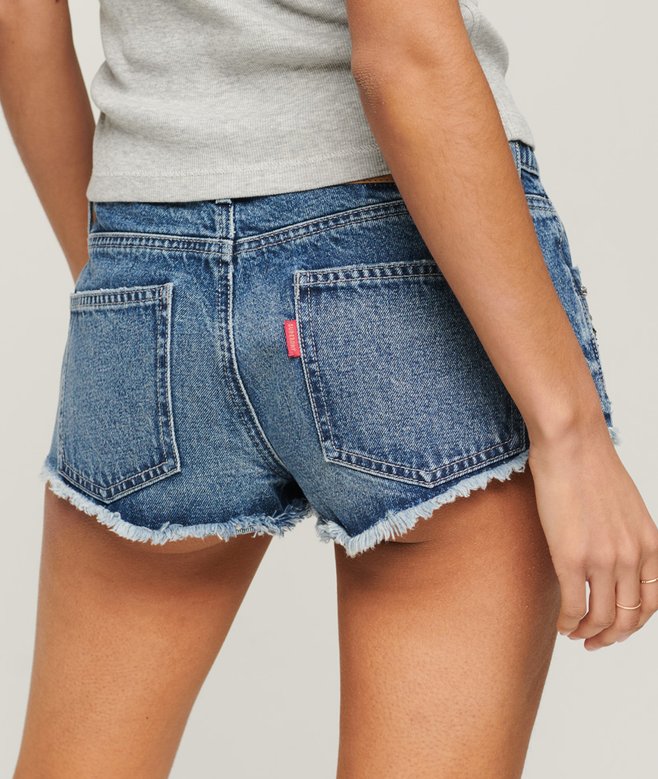 Diamante Embellished Denim Shorts