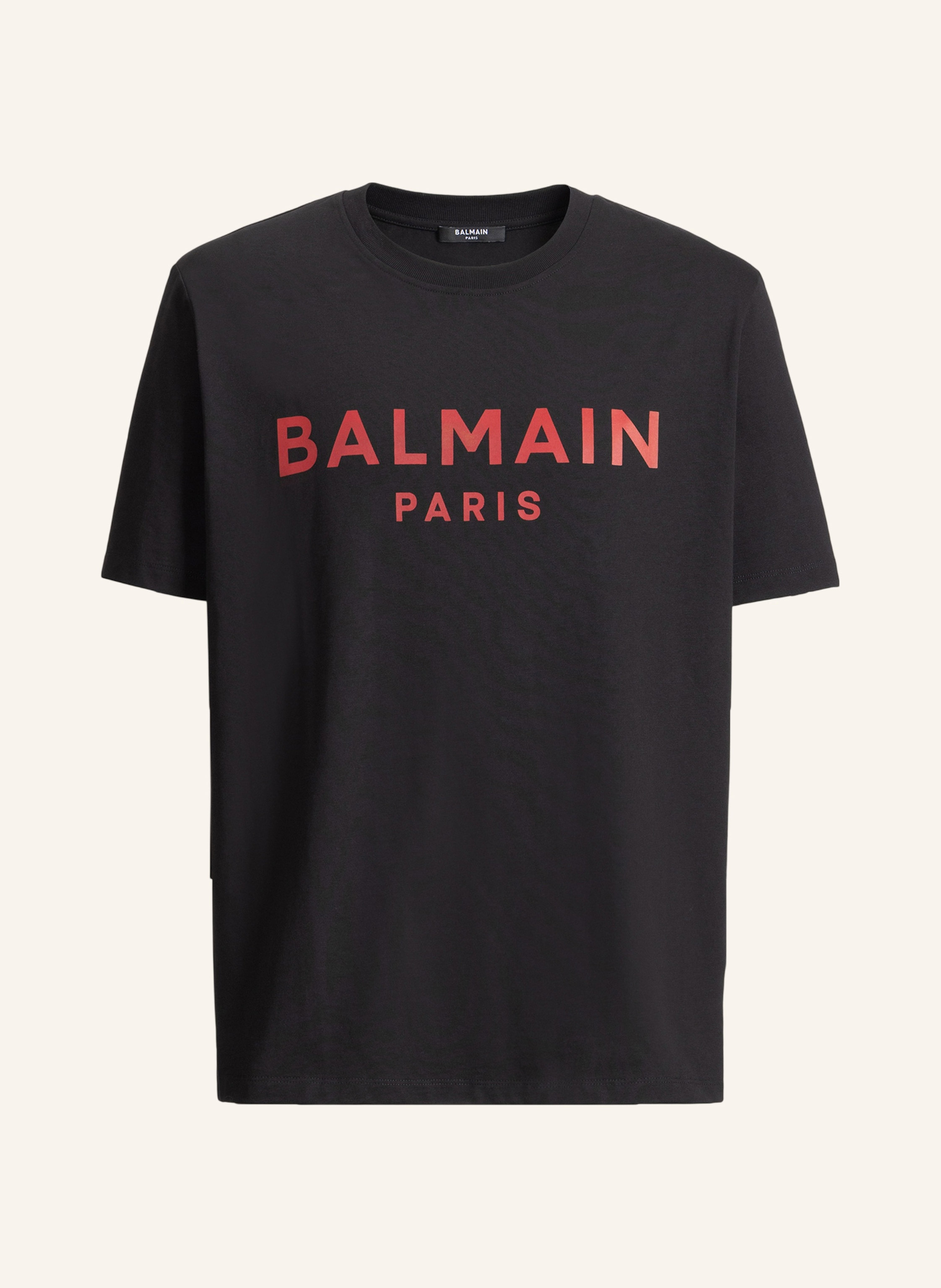 BALMAIN Bedrucktes T-Shirt aus Baumwolle