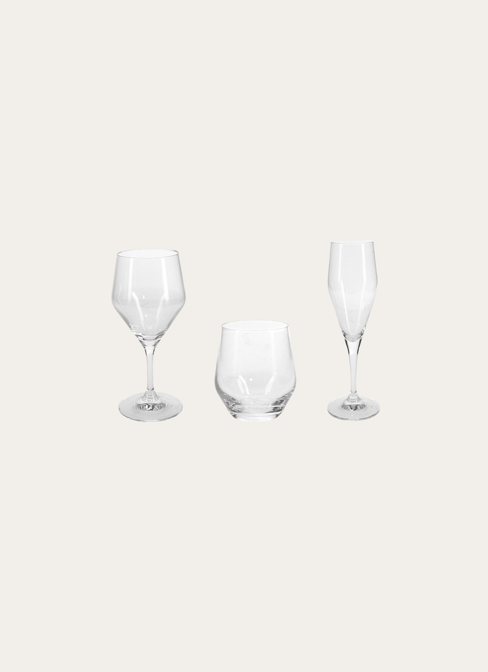 GRAND VERRE à VIN EN CRISTALLIN TRANSPARENT