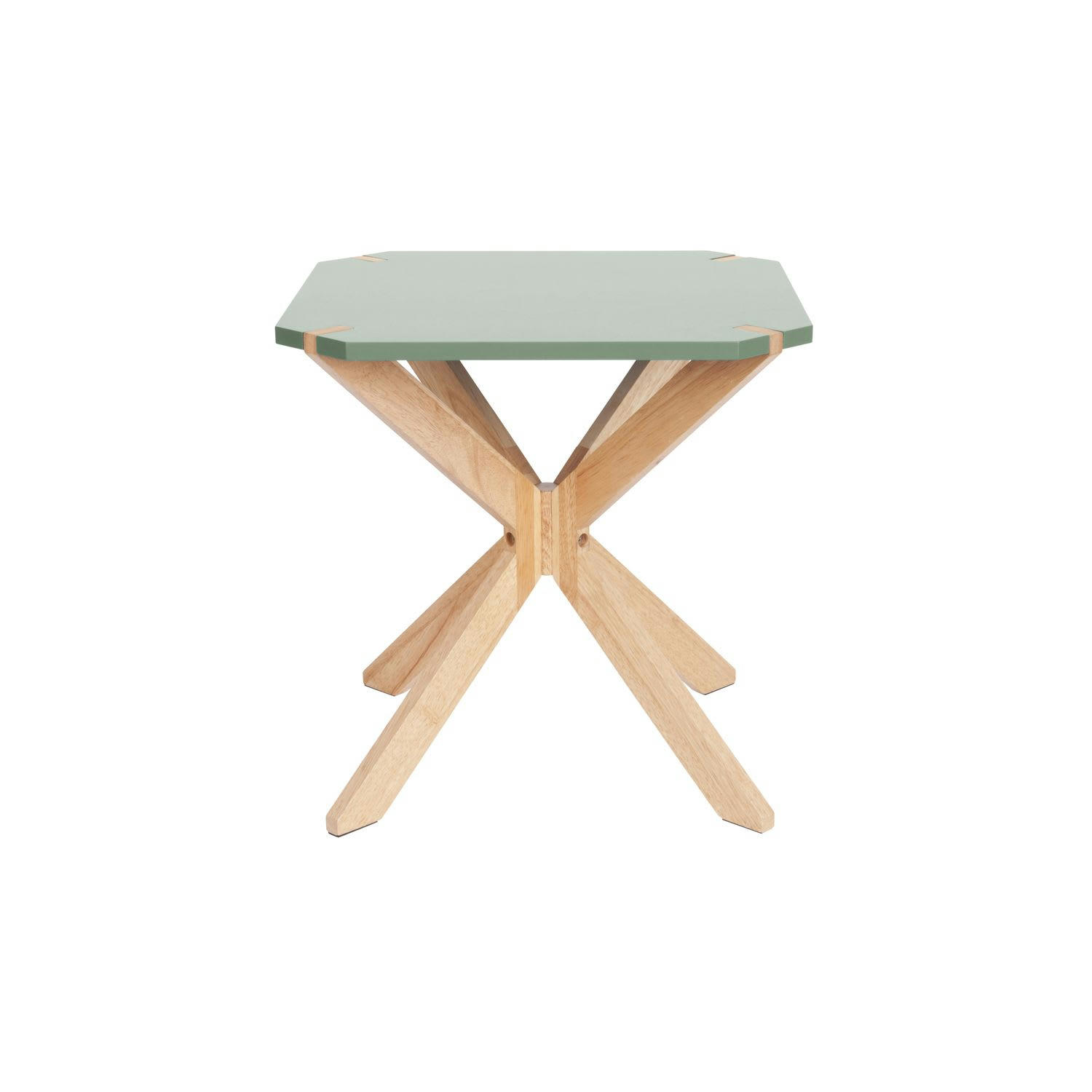 MISTE - Table d'appoint scandinave en bois vert