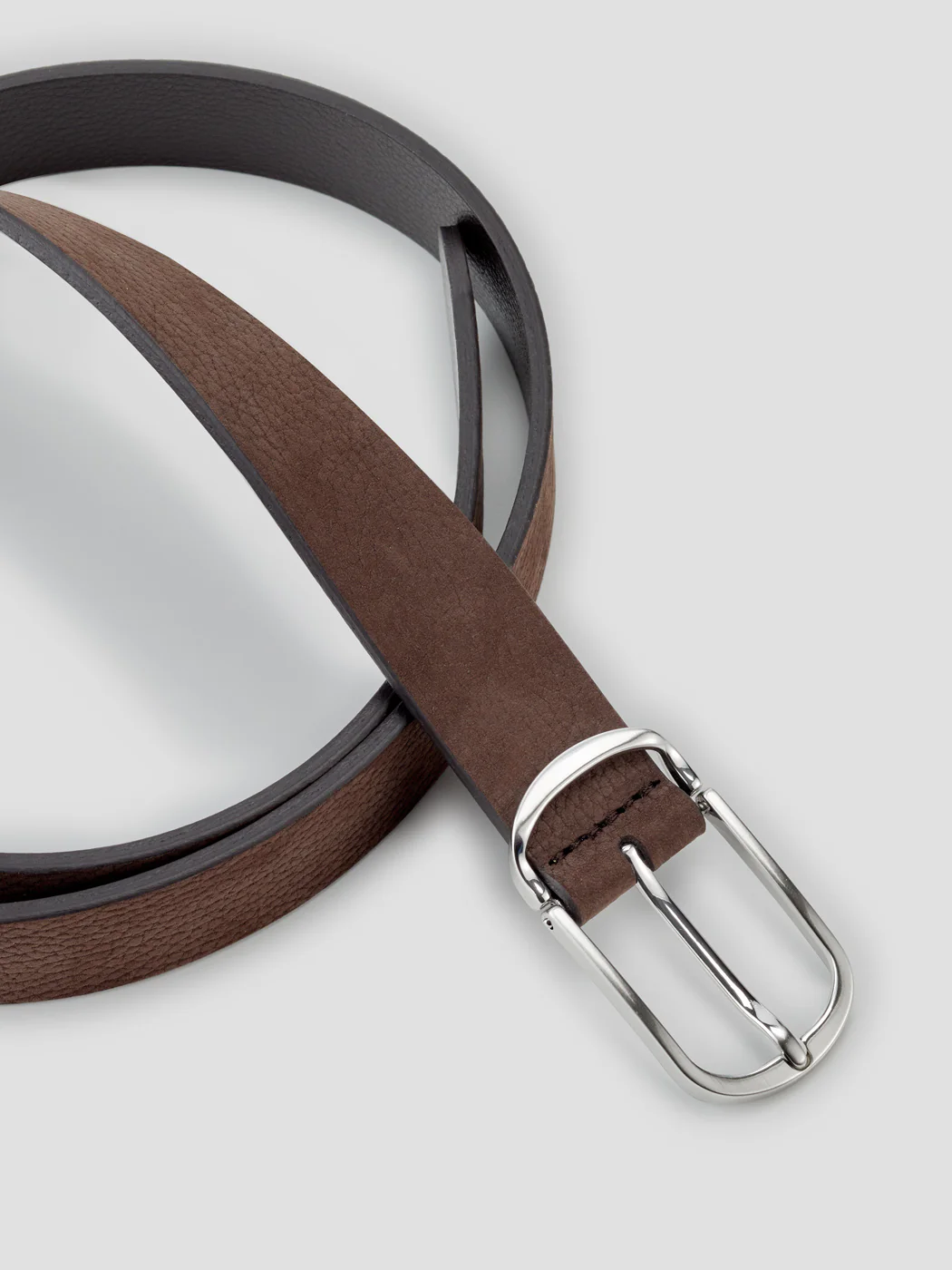 Ceinture en cuir grainé