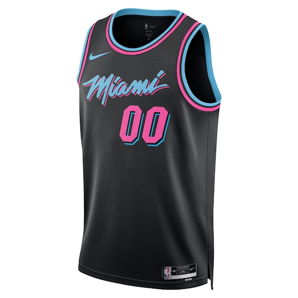 Miami Heat Nike Unisex 2025/26 City Edition Swingman Custom Jersey - Black